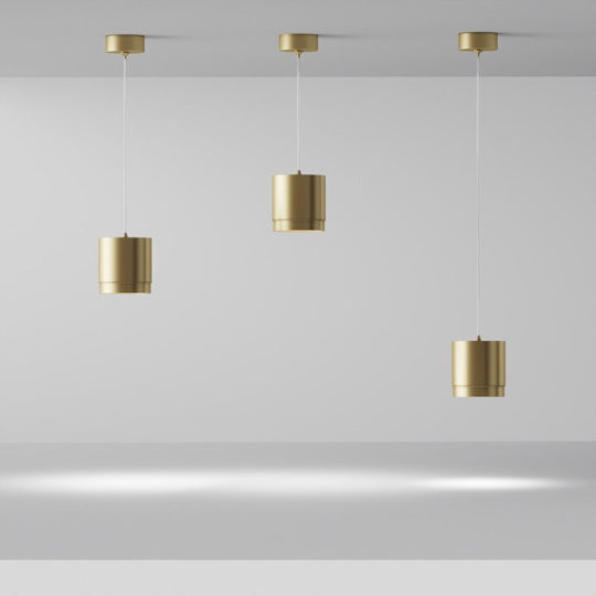 Maytoni Pendant Light Gold with Socket GX53