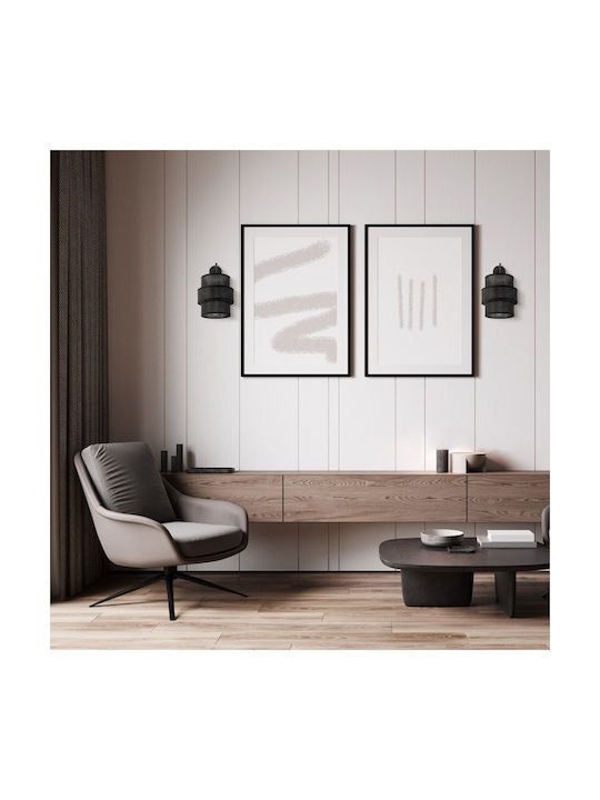TK Lighting Calisto Осветително тяло За стена с фасунга E27 Бял 20см.