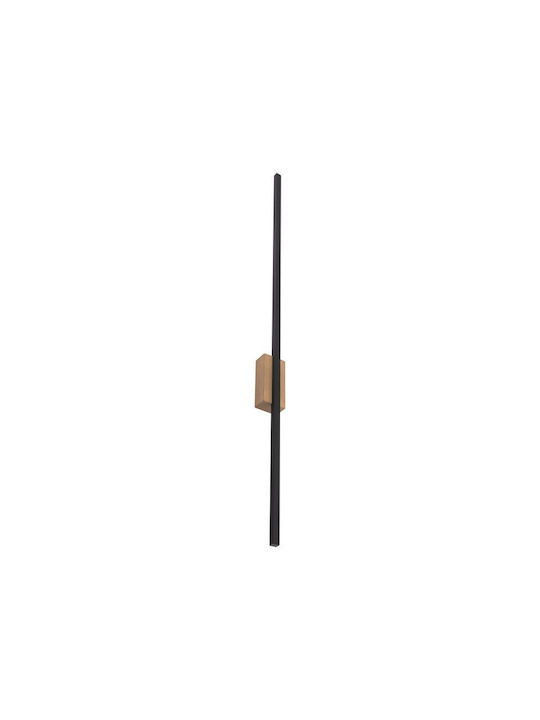 TK Lighting Μοντέρνο Φωτιστικό Τοίχου με Ενσωματωμένο LED Μαύρο 6x6x5.5εκ.