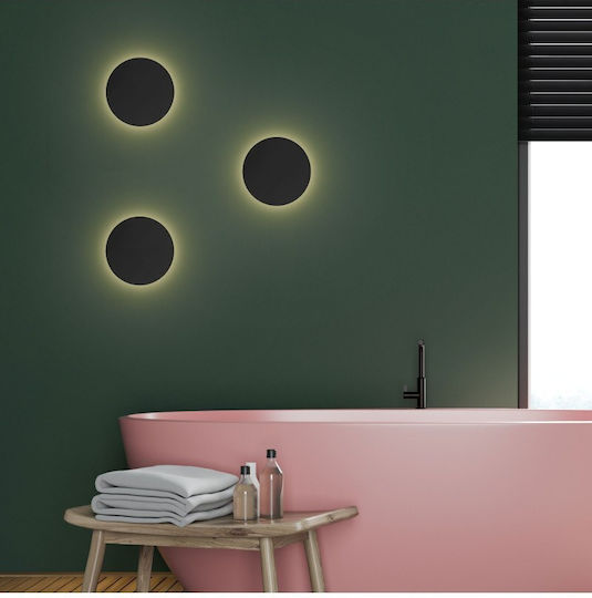 TK Lighting Luna Leuchte Wand Schwarz 20cm