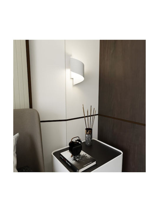 Emibig Modern Leuchte Wand mit Fassung G9 Schwarz 20cm