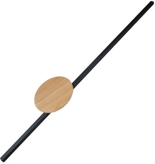 TK Lighting Modern Lamp Wall with Integrated LED and Natural White Light Brown 17x17x45cm