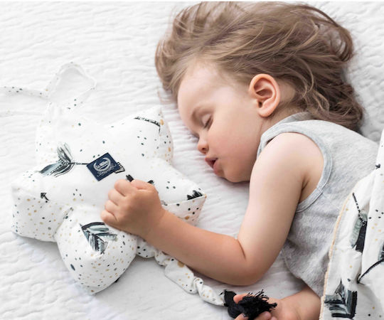 La Millou Crib Decorative Pillow with Music Ecru Wild Blossom