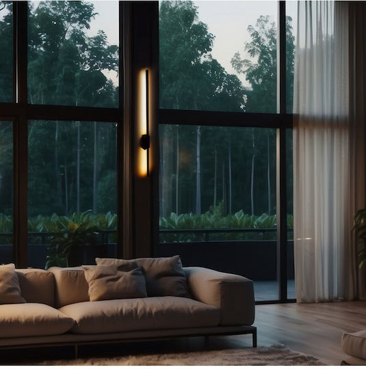 TK Lighting Φωτιστικό Τοίχου LED Μαύρο 60x6x5.5εκ. TK Lighting Φωτιστικό Τοίχου LED Μαύρο 60x6x5.5εκ.