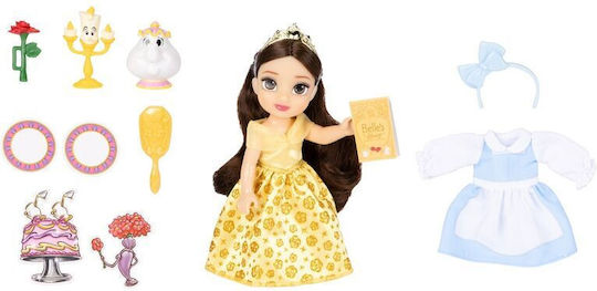 Jakks Pacific Beauty Beast Belle Κούκλα Disney Princess 15εκ.