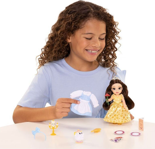 Jakks Pacific Beauty Beast Belle Κούκλα Disney Princess 15εκ.