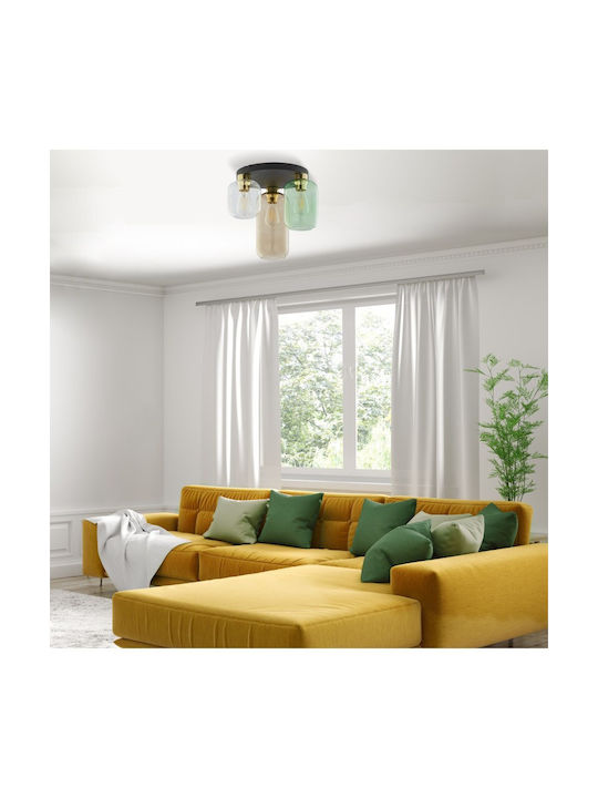 TK Lighting Πλαφονιέρα Οροφής 44εκ. Πολύχρωμη με Ντουί E27