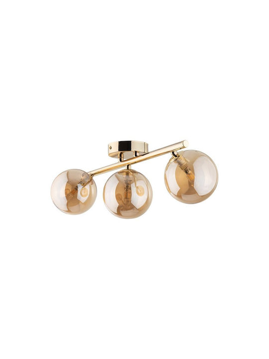 TK Lighting Ceiling Mount Light 47cm White with Socket G9