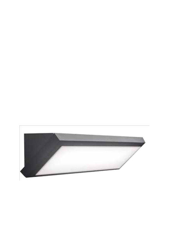 Fos me 3cct Επιτοίχιο Εξωτερικό Φωτιστικό LED IP65 21W με Ρυθμιζόμενο Λευκό Φως 32x13.3x13.4εκ.