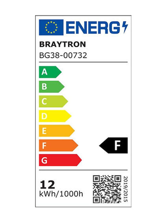 Braytron Επιτοίχιο Εξωτερικό Φωτιστικό IP65
