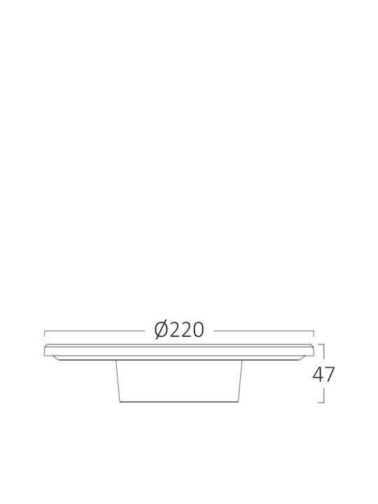 Braytron Επιτοίχιο Εξωτερικό Φωτιστικό LED IP65 12W με Ρυθμιζόμενο Λευκό Φως