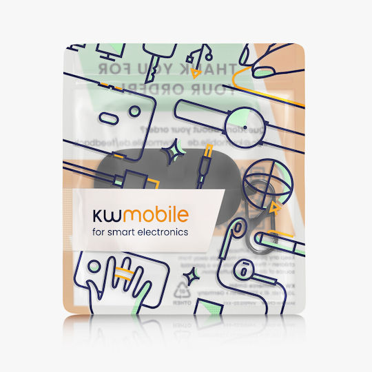 Kwmobile Калъф За Слушалки Tozo Golden X1 Черен Силикон Kwm0000259s001c