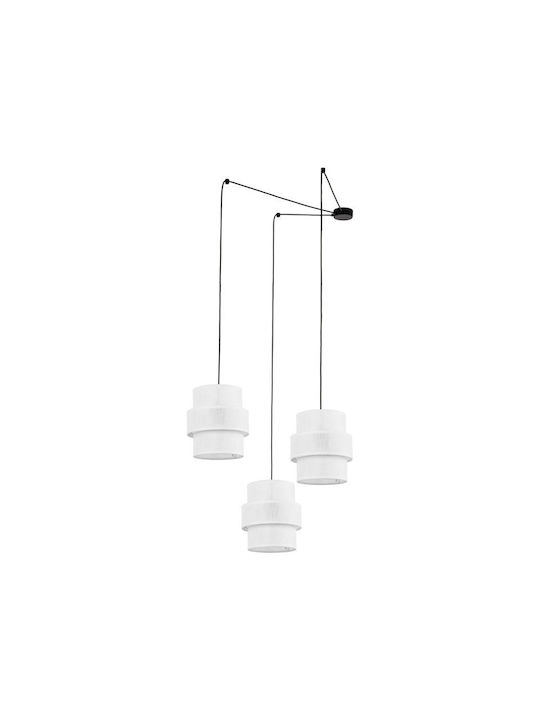 TK Lighting Πλαφονιέρα Οροφής Μαύρη με Ντουί E27