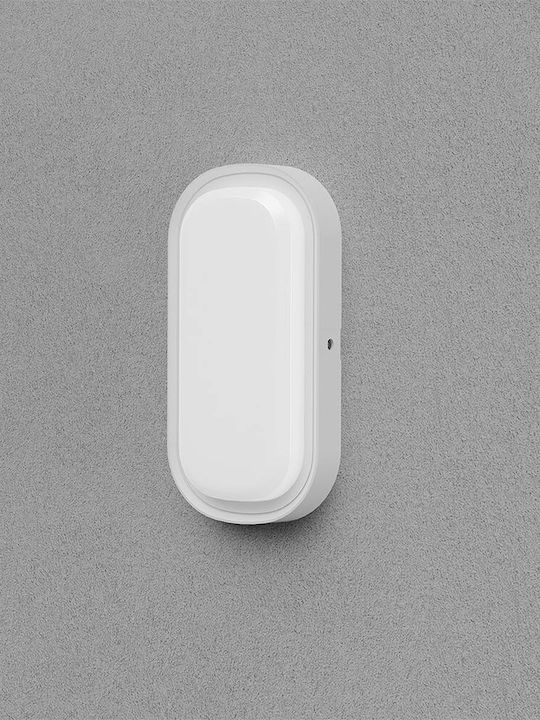 Braytron Επιτοίχια Χελώνα Εξωτερική LED IP65 18W με Ρυθμιζόμενο Λευκό Φως 26.7x13.7x46εκ.