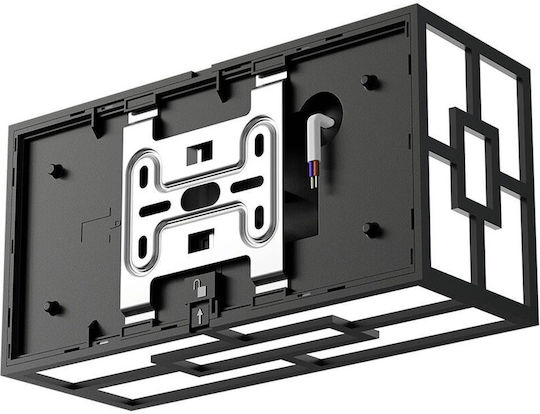 Braytron Стенен Външен Плафон LED IP44 20W с Регулируемо бяло Светлина 25.5x25.5x7.8εκ.