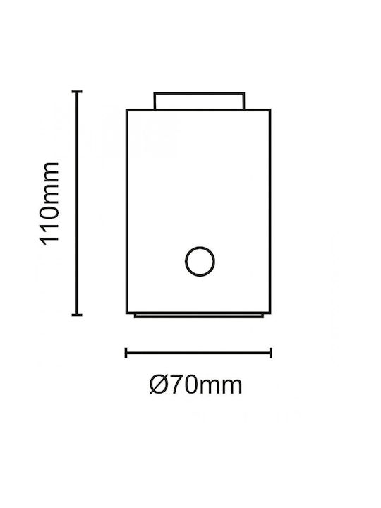 Bot Lighting Декоративно Осветително Тяло E27 7x7x11см