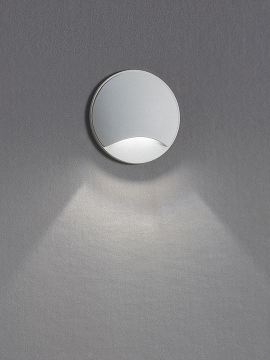 Viokef Wandmontiertes Außen-Spotlight LED IP65 3W mit Warmweiß Licht