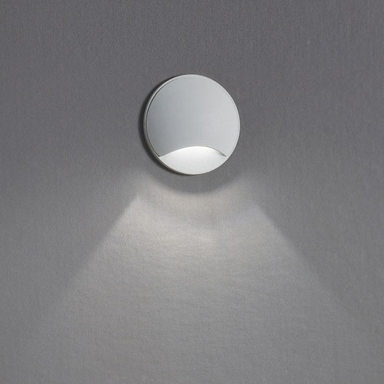 Viokef Επιτοίχιο Εξωτερικό Σποτ LED IP65 3W με Θερμό Λευκό Φως