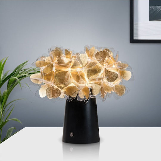 Slamp Clizia Mama Non Mama Dekorative Lampe Blume Gold