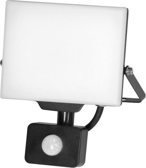 LED прожектор Orno алуминий поликарбонат бял черен 30W IP44