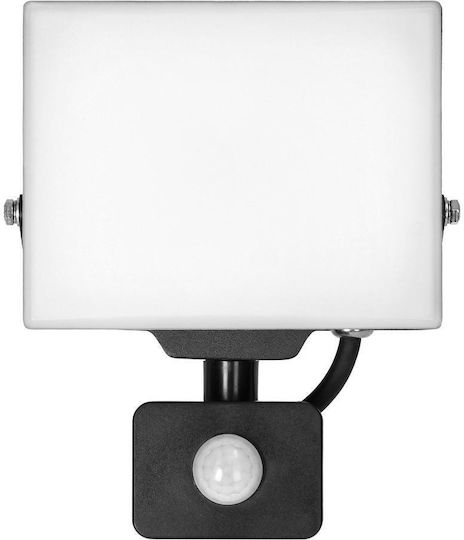 LED прожектор Orno алуминий поликарбонат бял черен 30W IP44