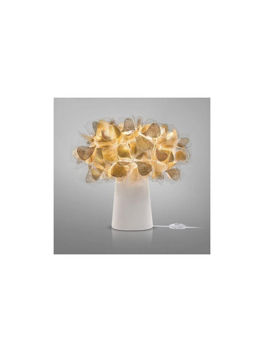 Slamp Clizia Mama Non Mama Decorative Lamp Flower with Socket for Bulb E14 Gold