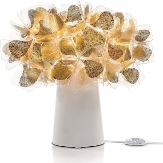 Slamp Clizia Mama Non Mama Decorative Lamp Flower with Socket for Bulb E14 Gold