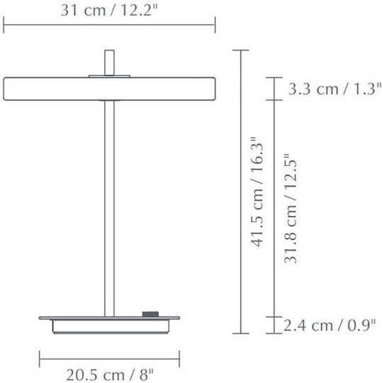 Umage Dekorative Lampe Gray