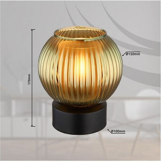 Globo Lighting Декоративна Лампа с Цокъл за Крушка E27 Бронзов