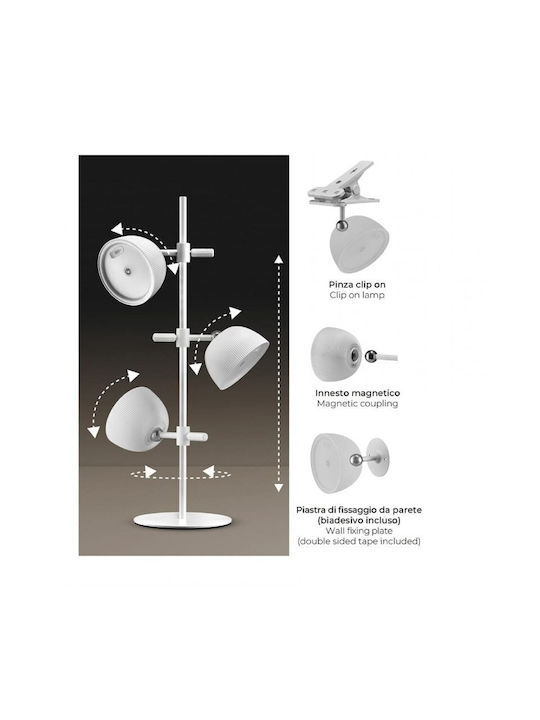 Bot Lighting Dekorative Lampe Gray