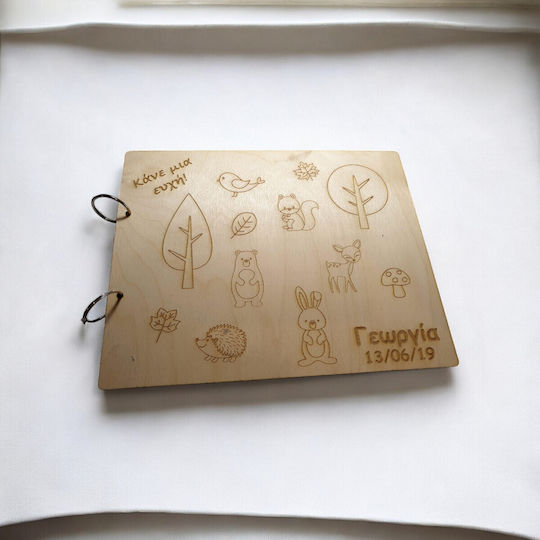 Woodseason Книга за гости Гора с животни