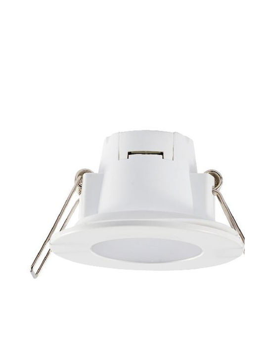 Aca Vera Waterproof Outdoor Ceiling Spot with Integrated LED 5W in Silver Color VERA530RNMN