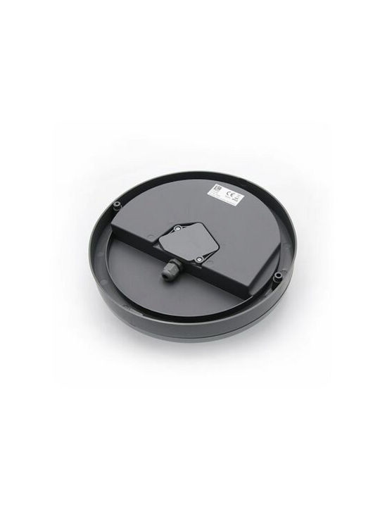 Adeleq Outdoor Ceiling Flush Mount with Integrated LED in Gray Color 21-230186