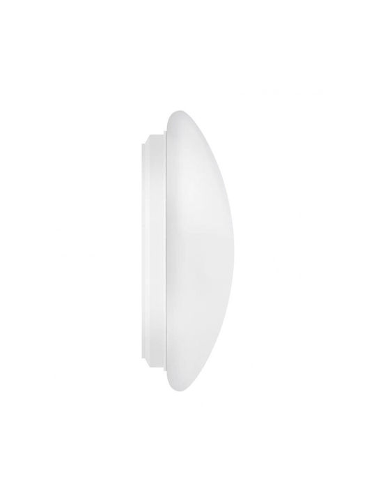 Ledvance Outdoor Ceiling Flush Mount with Integrated LED in White Color 35018W
