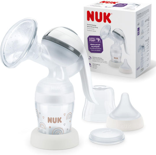 Nuk Pompa de sân simplă manuală Perfect Match Transparent 150ml