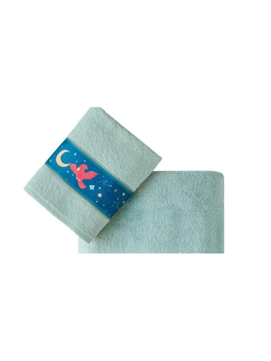 Kentia Set of baby towels 2pcs Tipu Tipu Blue Weight 400gr/m²