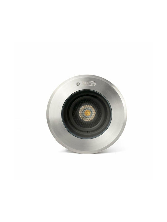Faro Barcelona Geiser Wasserdicht Spot Deckenleuchte für den Außenbereich GU10 in Silber Farbe 70304