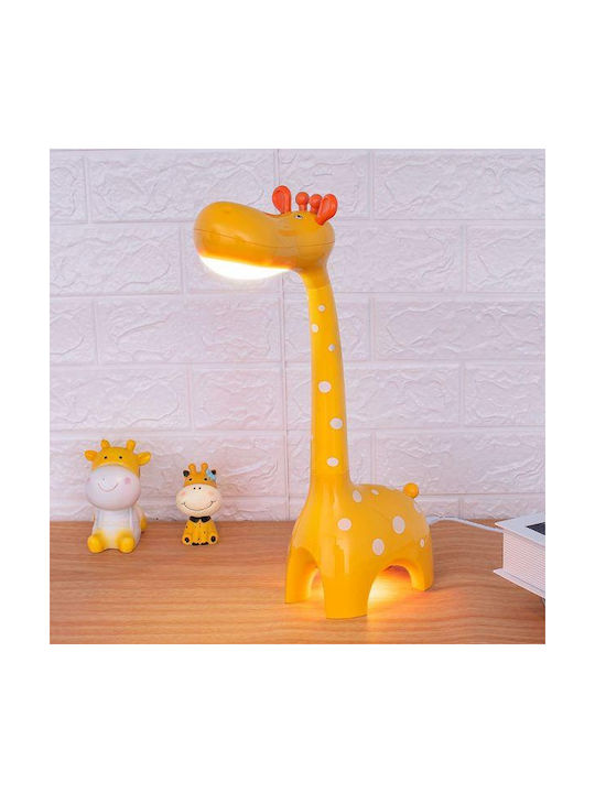 Com Led Kids Desk Lamp Giraffe Orange 9x16x40εκ.