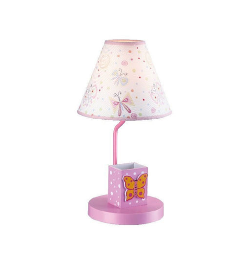 Aca Kinder Nachttischlampe Space Blau 21x21x40εκ.