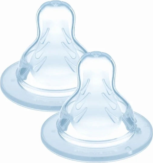 Mam Silicone Baby Bottle Teats Small Flow for 0+ months 2pcs