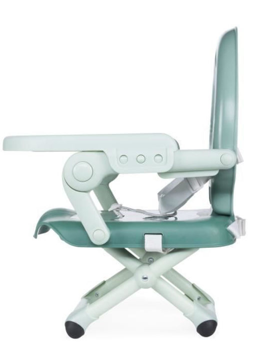 Chicco Portable Plastic Booster Seat for Chair Pocket Snack Green