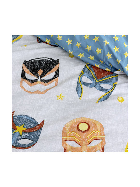 Nima Set Kids Duvet Cover Single with Pillowcase Cotton 160x240cm
