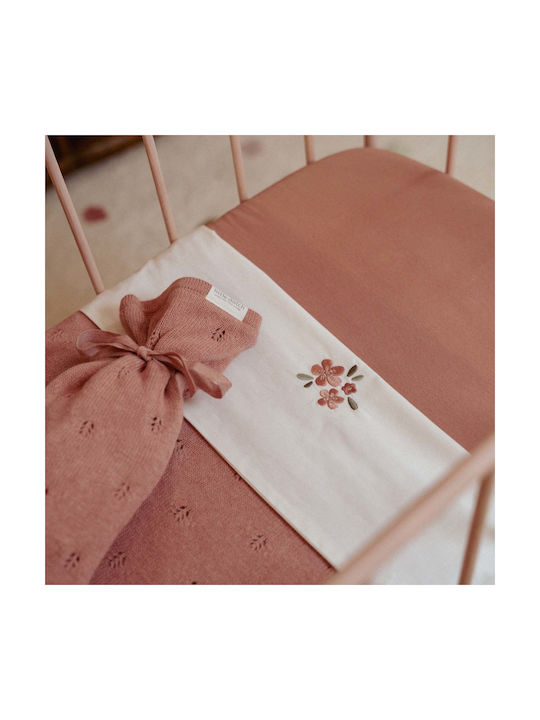 Little Dutch Pure Baby Sheet Crib Cotton Fitted Pink 70x140cm