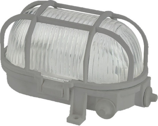 Aca Wall-Mounted Outdoor Turtle Light E27 IP44 18x10x12εκ.