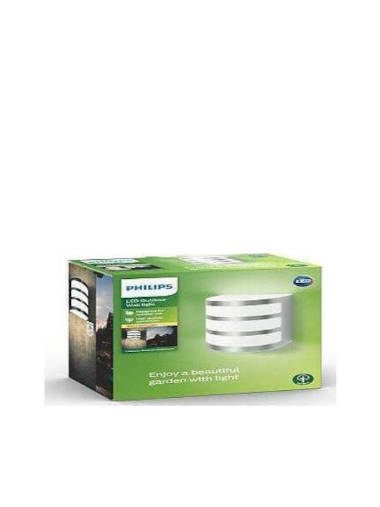 Philips Calgary Wall-Mounted Outdoor Ceiling Light LED IP44 3W with Warm White Light