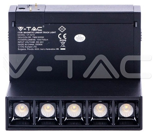 V-TAC Commercial Linear LED Ceiling Light 10W Warm White IP20