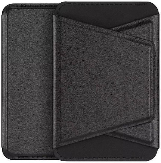 Dux Ducis MagSafe Husă Pentru Carduri Portofel Magnetic Seria iPhone 12/ 13/ 14/ 15 În Culoare Neagră
