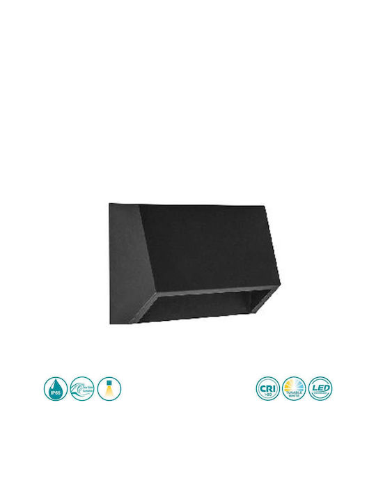 Fos me Στεγανή Πλαφονιέρα LED 1.5W 6000K 12.5x6x3.3εκ.
