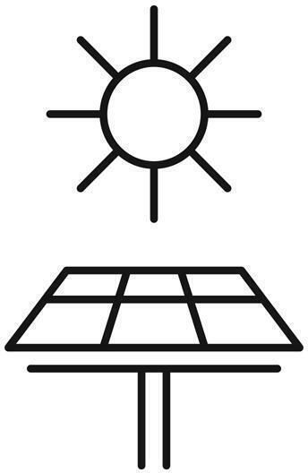 Eurolamp Set of 4 Stake Solar Lights 1.5W 200lm with Natural White Light 4000K IP44