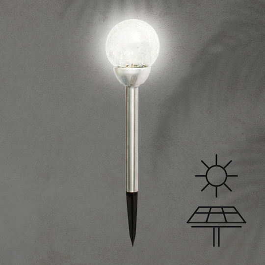 Eurolamp Καρφωτό Ηλιακό Φωτιστικό Μπάλα RGB με Φωτοκύτταρο IP44